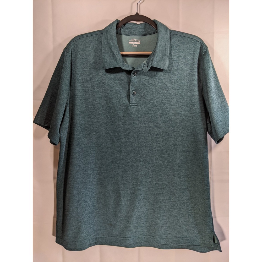 BCG Golf Polo Shirt Hunter Green Short Sleeve Size XL